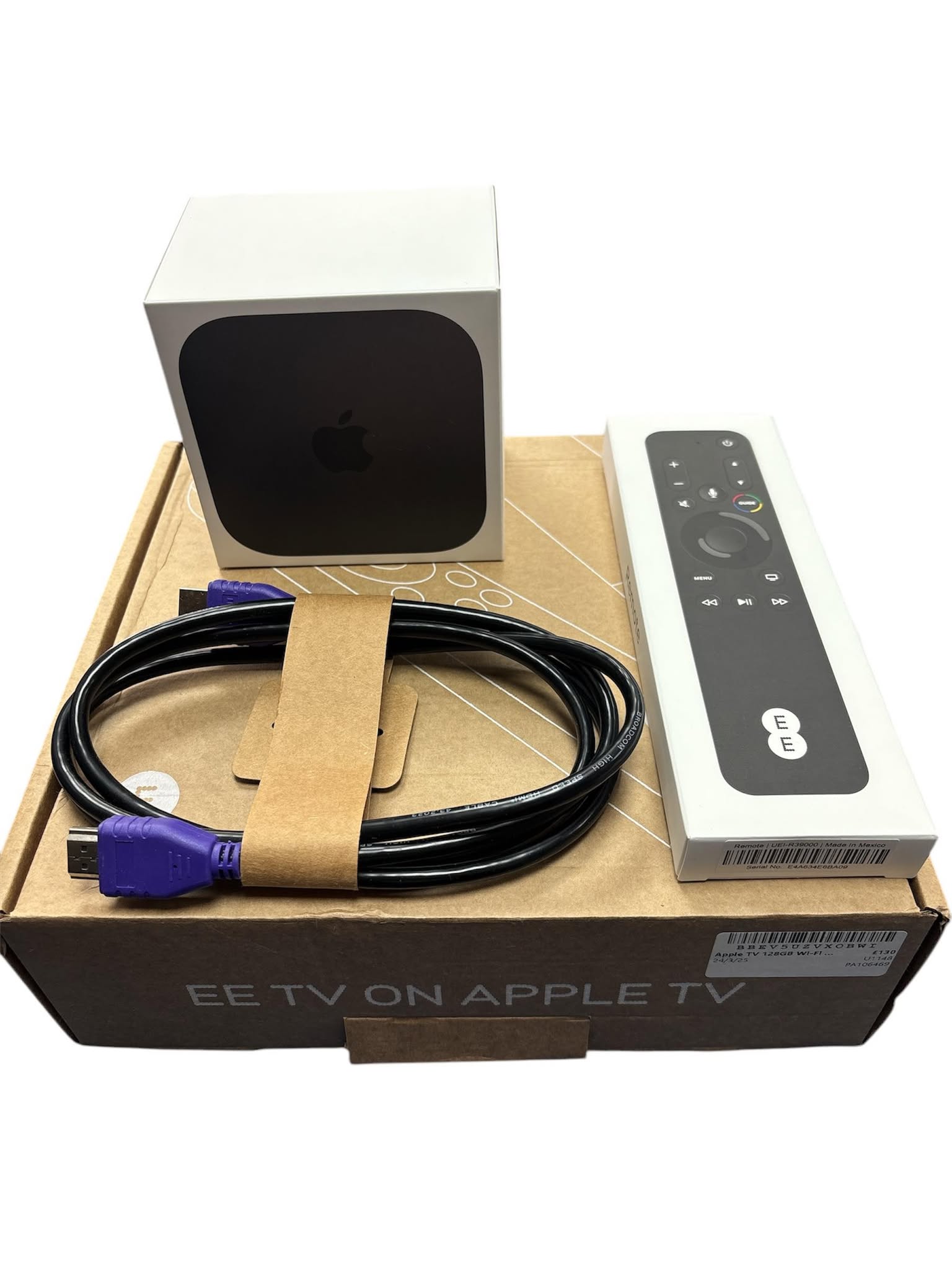 Like New EE Apple TV 128GB Wi-Fi + Ethernet Mqdn3b/A Black - Own4Less